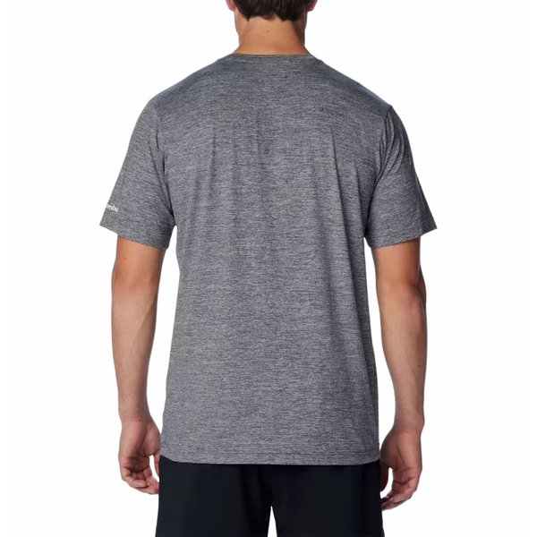 Koszulka męska Kwick Hike Graphic SS Tee Columbia - Black Heather