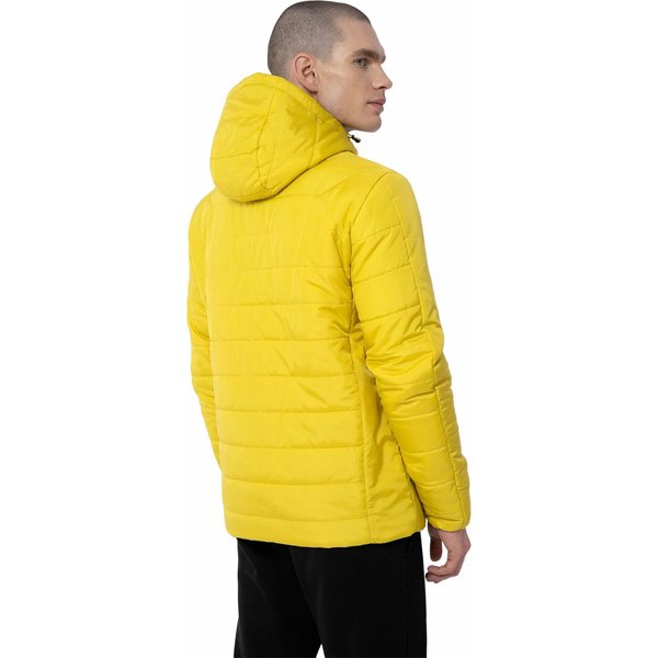 Kurtka puchowa męska H4Z22 KUMP006 4F - żółty