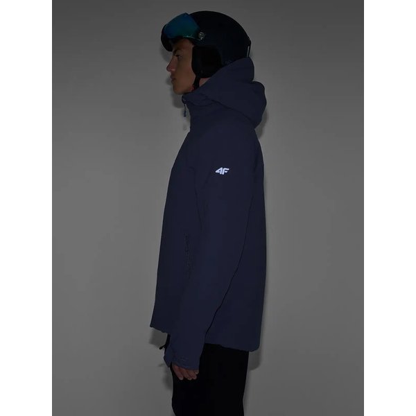 Kurtka narciarska męska TTJAM579 4F - denim