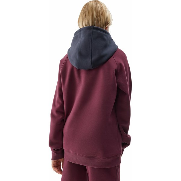 Bluza chłopięca 4FJAW23TSWSM651 4F - burgund