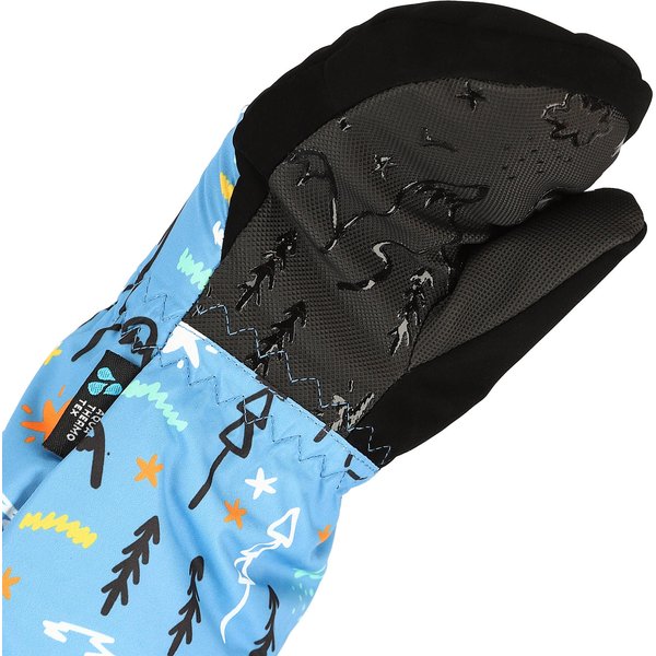 Rękawice narciarskie juniorskie Snoppy Viking - niebieskie