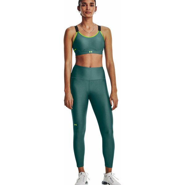 Legginsy damskie HeatGear Armour No-Slip Waistband 7/8 Under Armour - Coastal Teal / White
