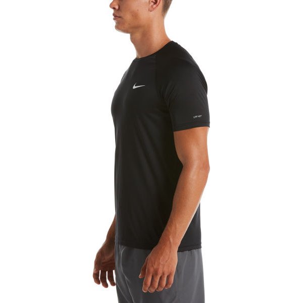Koszulka męska Hydroguard Nike Swim - czarna