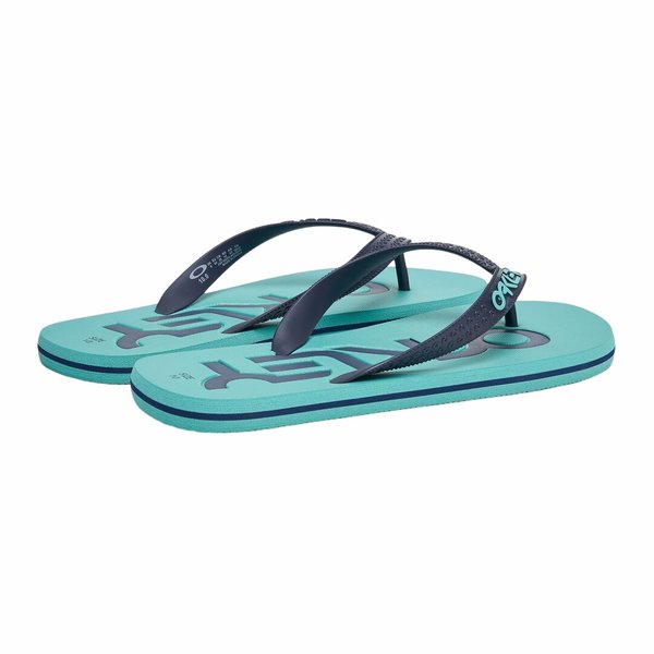 Klapki, japonki College Flip Flop Oakley - czarne/niebieskie