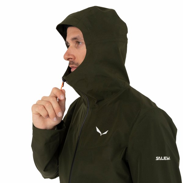 Kurtka męska Pues Gore-Tex Paclite Salewa - dark olive
