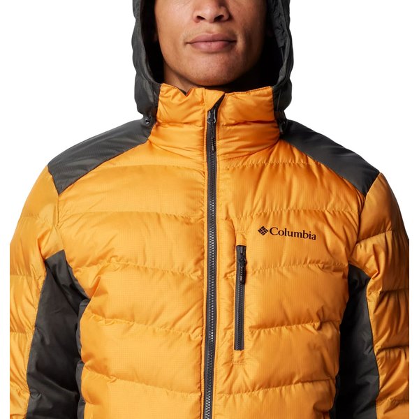 Kurtka puchowa męska Labyrinth Loop II Hooded Columbia - Sunstone, Shark