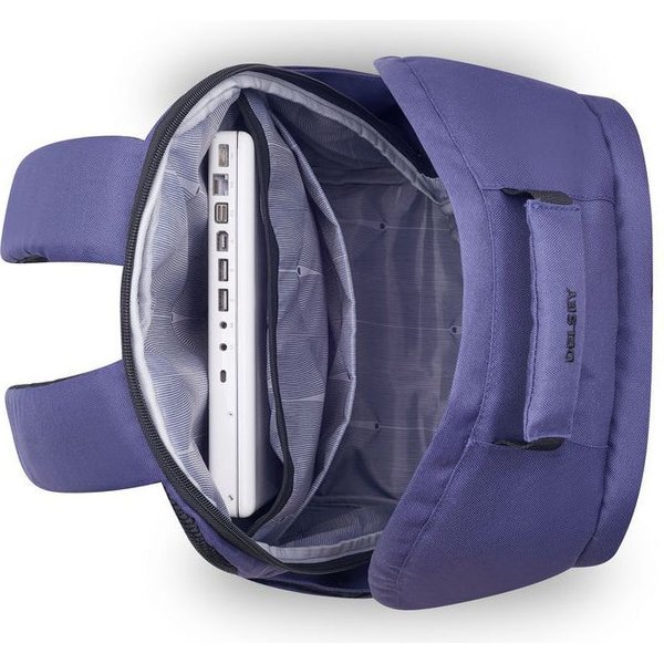 Plecak antykradzieżowy Securban RFID 30L Delsey Paris - niebieski