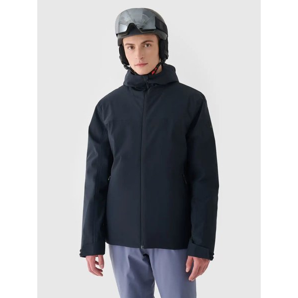 Kurtka narciarska męska TTJAM579 4F - głęboka czerń
