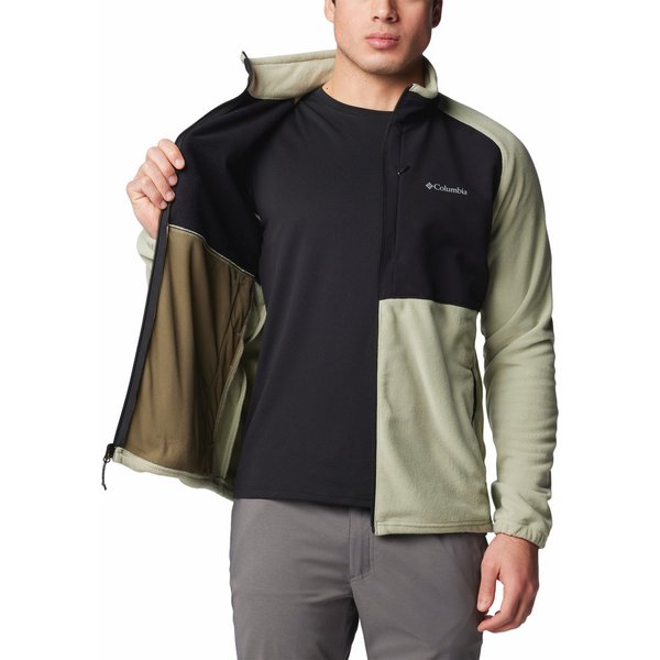 Polar męski Sage Peak Full Zip Fleece Columbia - Safari, Black