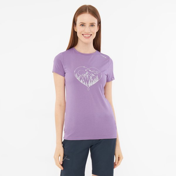 Koszulka damska Lenta Bamboo Light Viking - fioletowy