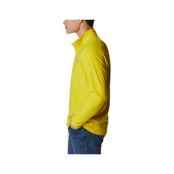Bluza polarowa męska Klamath Range II Half Zip Columbia - żółty