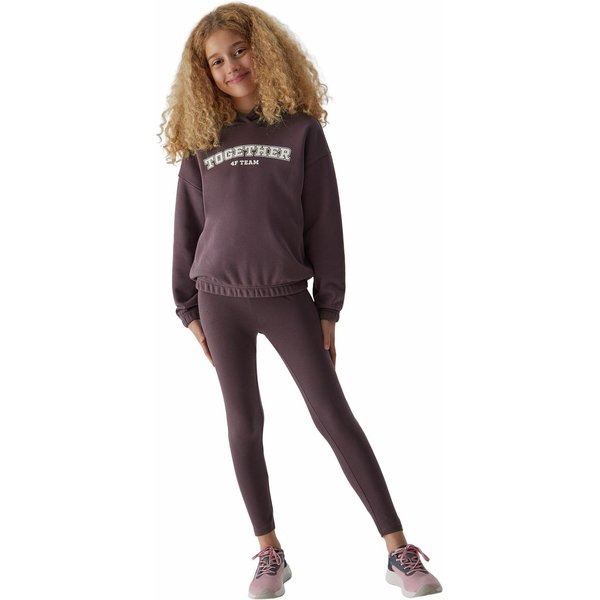 Legginsy dziewczęce 4FJAW23TTIGF095 4F