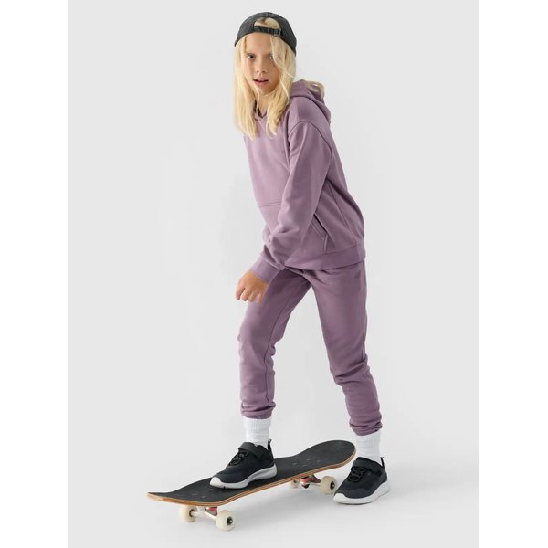 Bluza dziewczęca 4FJWMM00TSWSF1316 4F - fiolet