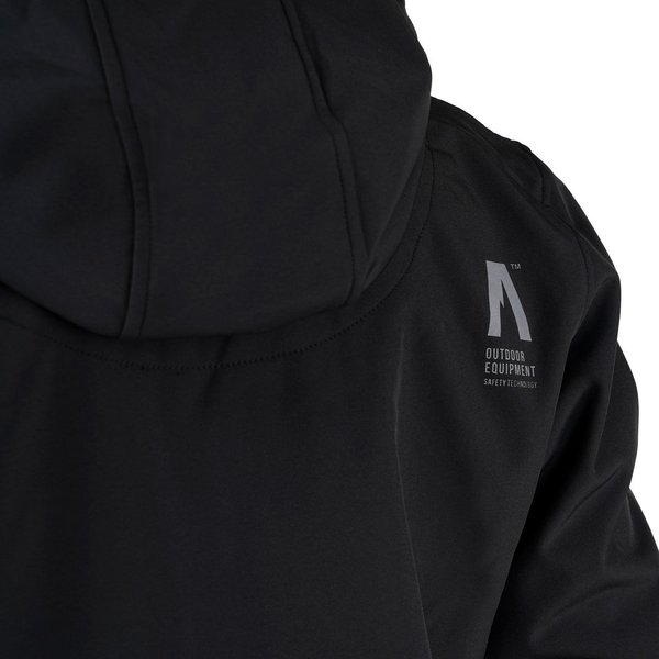Kurtka męska Softshell Stenshuvud Alpinus - czarna