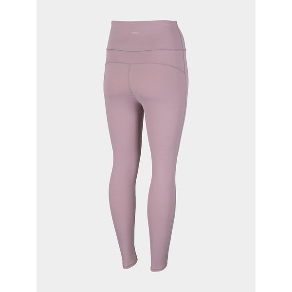 Legginsy damskie AW22 TFTIF003 Outhorn - fioletowe