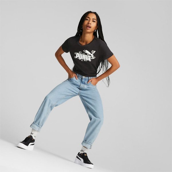 Koszulka damska ESS+ Animal Puma - czarna