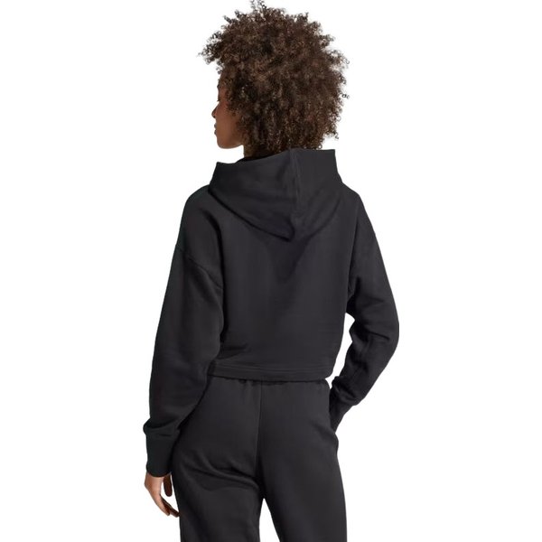 Bluza damska All french Terry 3-Stripes Hoodie Adidas - czarna