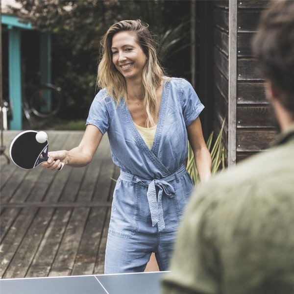 Stół do tenisa stołowego 400X Outdoor Cornilleau - szary