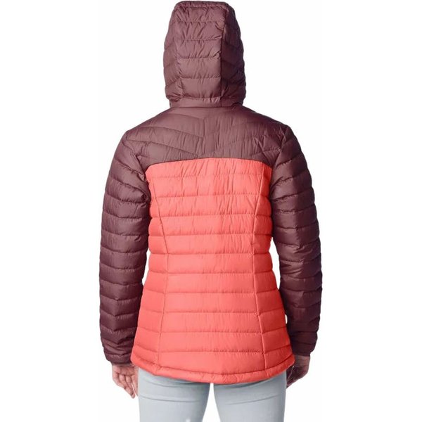Kurtka puchowa damska Westridge Hooded Down Columbia - Beetroot, Faded peach