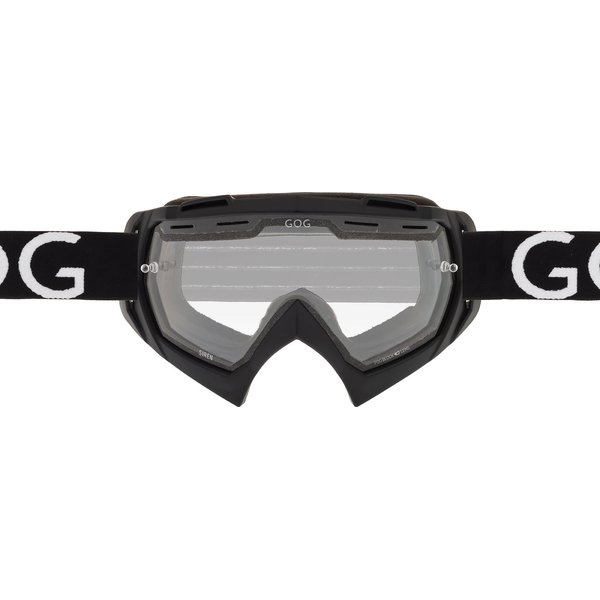 Gogle rowerowe MTB Siren GOG Eyewear - matowy czarny/clear