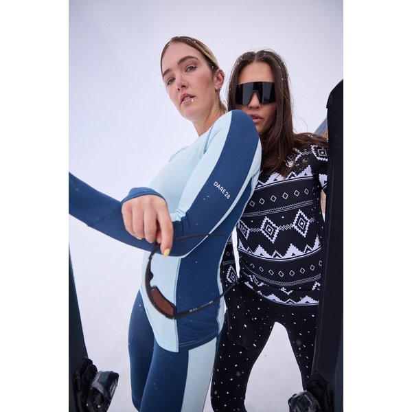 Bielizna termoaktywna damska Womens Exchange LV Bl Set Dare2B - water ballet/moonlight denim