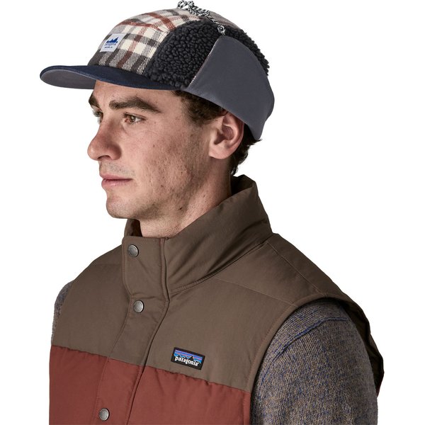 Czapka z daszkiem i nausznikami Range Earflap Patagonia - denim