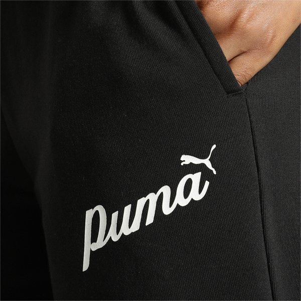 Spodnie dresowe damskie ESS+ Script Puma - Black