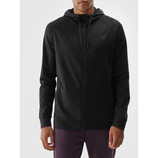 Bluza męska TFSWM403 4F - głęboka czerń