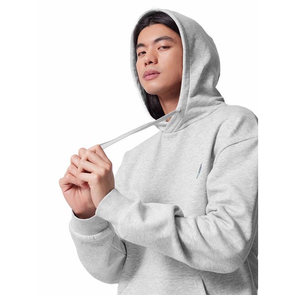 Bluza męska OTHWSS24TSWSM1165 Outhorn - chłodny jasny szary melanż