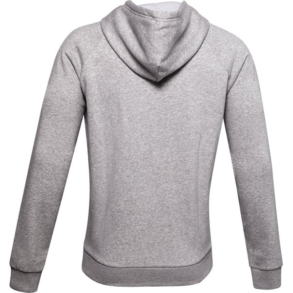 Bluza męska Rival Fleece Big Logo Hoodie Under Armour - szary melanż
