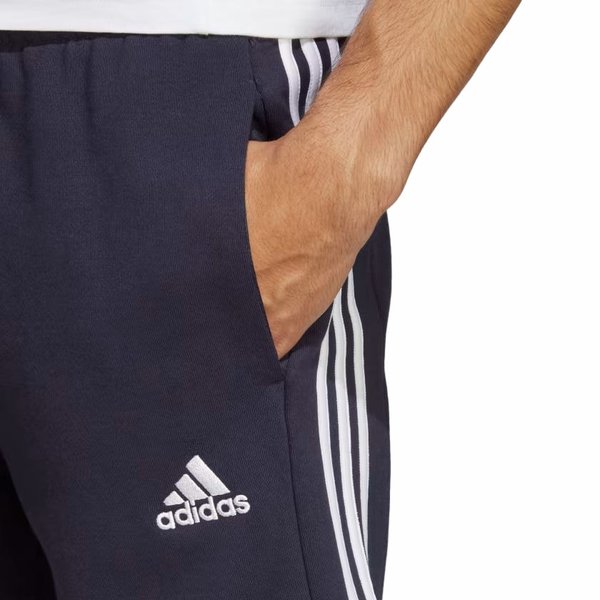 Spodenki męskie Essentials French Terry 3-Stripes Adidas - granatowe