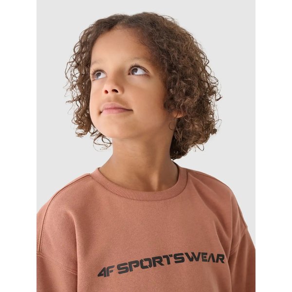 Bluza chłopięca TSWSM1224 4F - pudrowy koral