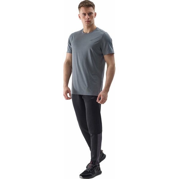 Koszulka męska 4FWSS24TFTSM598 4F - szary