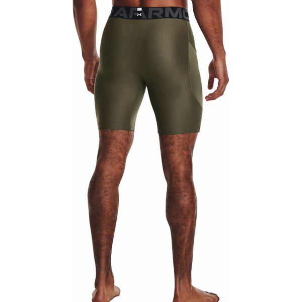 Spodenki kompresyjne męskie HeatGear Under Armour - green