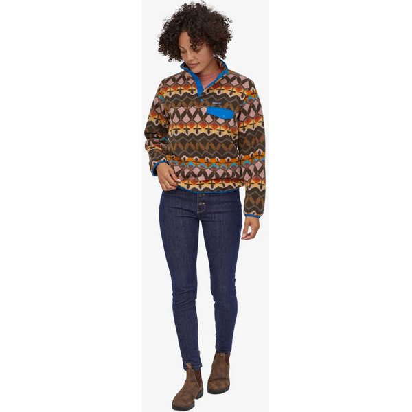 Bluza polarowa damska Lightweight Synchilla Snap-T Fleece Patagonia - anthos pink