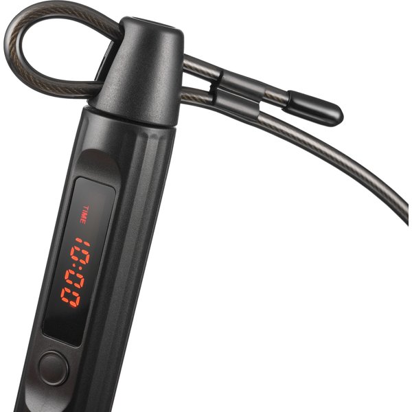 Inteligentna skakanka z wyświetlaczem i bluetooth Smart Gymtek - czarna