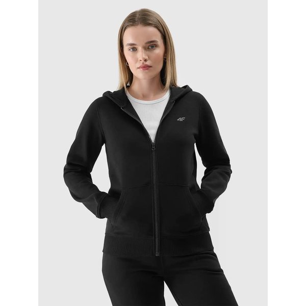 Bluza damska 4FWMM00TSWSF1467 4F - głęboka czerń