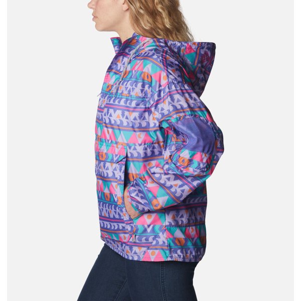 Kurtka damska Challenger Windbreaker Columbia - Purple Lotus Camp Blanket Print