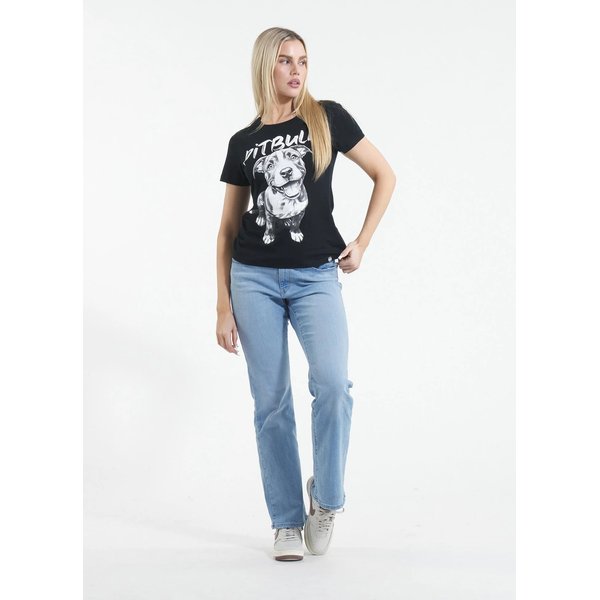 Koszulka damska Puppy 2 Pitbull West Coast - Black