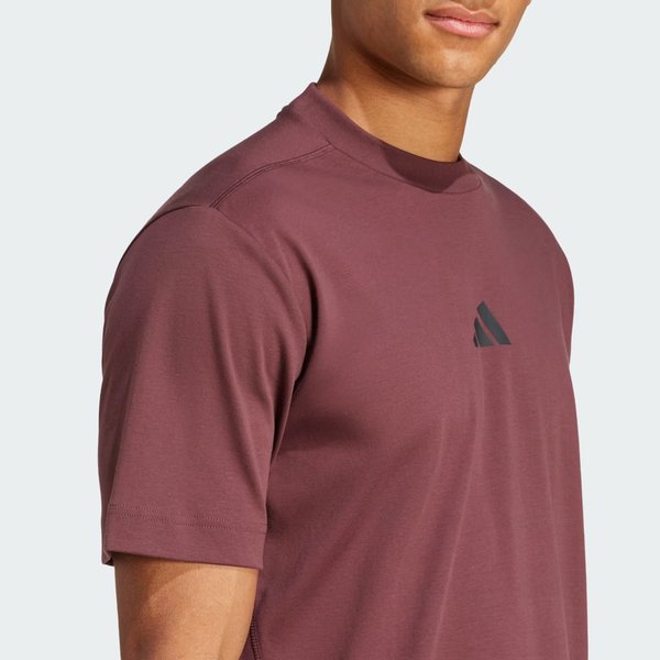 Koszulka męska City Escape Adidas - burgundy