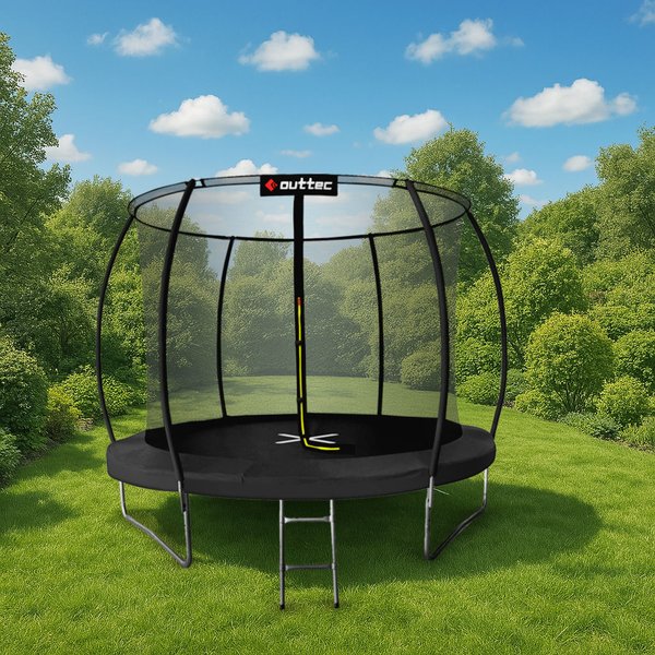 Trampolina Pumpkin 366cm 12ft Outtec - czarna