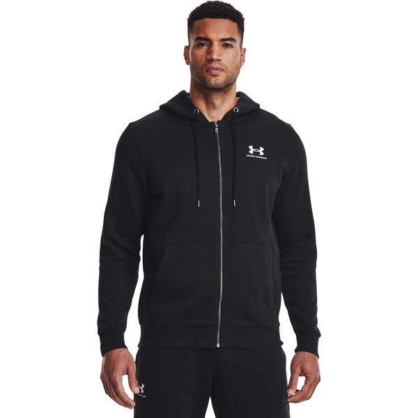 Bluza męska Essential Fleece FZ Hood Under Armour - czarny