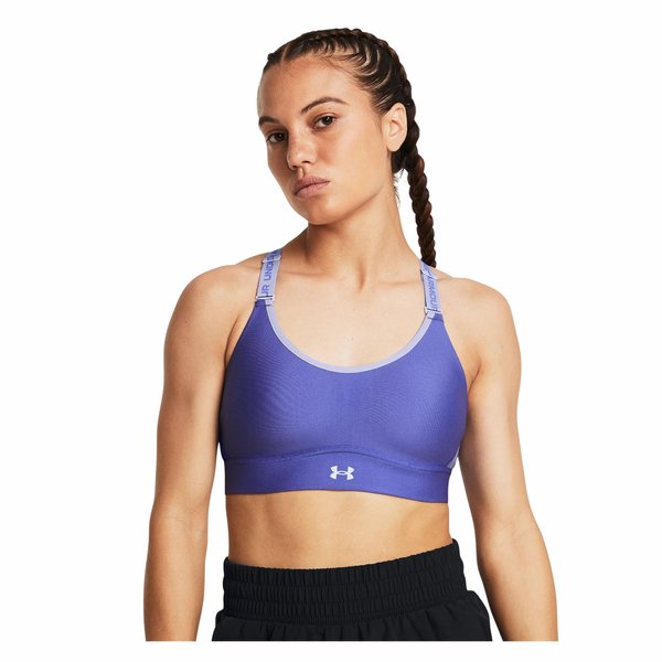 Biustonosz sportowy damski Infinity Mid Under Armour - niebieski