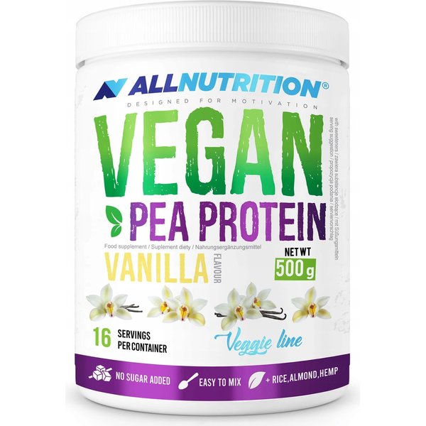 Wegańska odżywka białkowa Vegan Pea Protein 500g wanilia AllNutrition