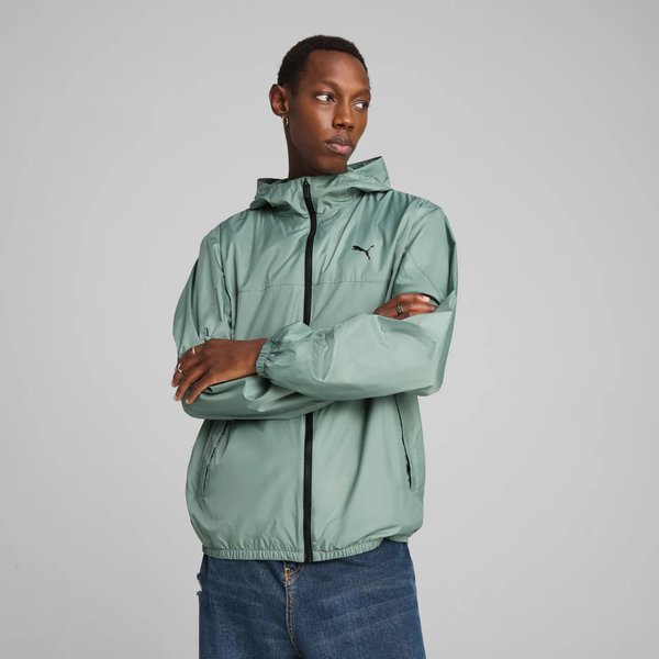 Kurtka męska Ess Regular Windbreaker Puma - Green Moon