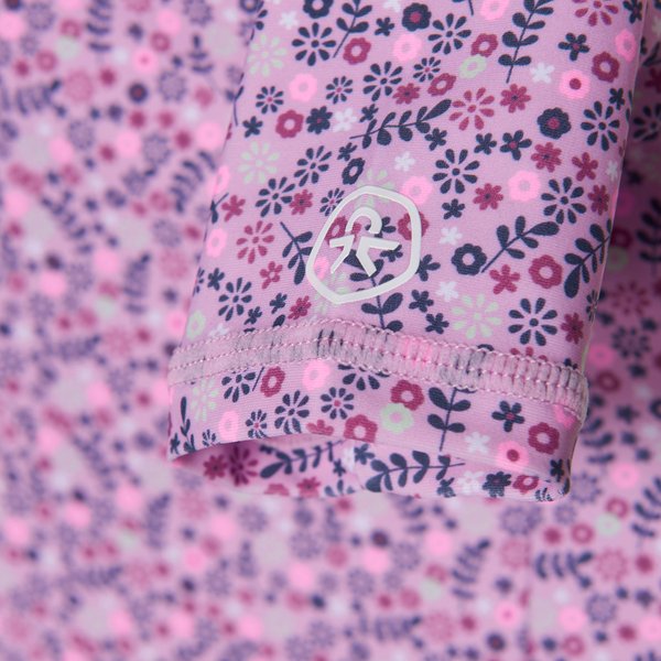 Kombinezon kąpielowy juniorski Baby Suit S/S AOP Color Kids - różowy