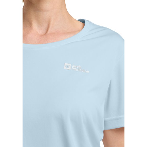 Koszulka damska Tech T Jack Wolfskin - ice blue