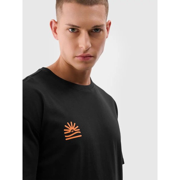 Koszulka męska TTSHM1985 4F - głęboka czerń