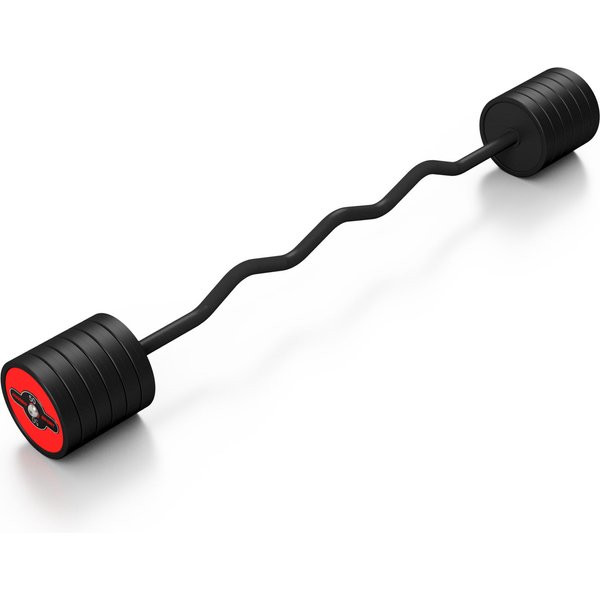 Sztanga łamana gumowana 50kg Marbo Sport