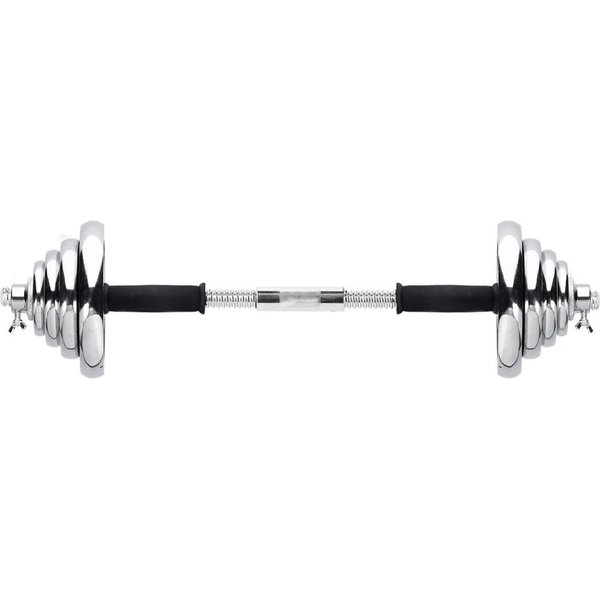 Zestaw hantli chromowanych w walizce STC55 55kg HMS